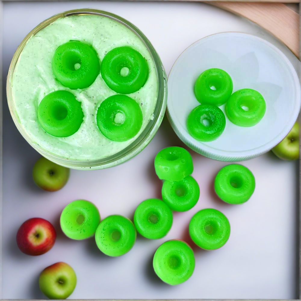 Handmade Whipped Soap - Jabón Batido Apples Fantasy