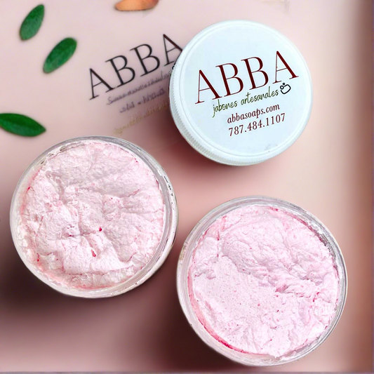 Handmade Whipped Soap - Jabón Batido Strawberry