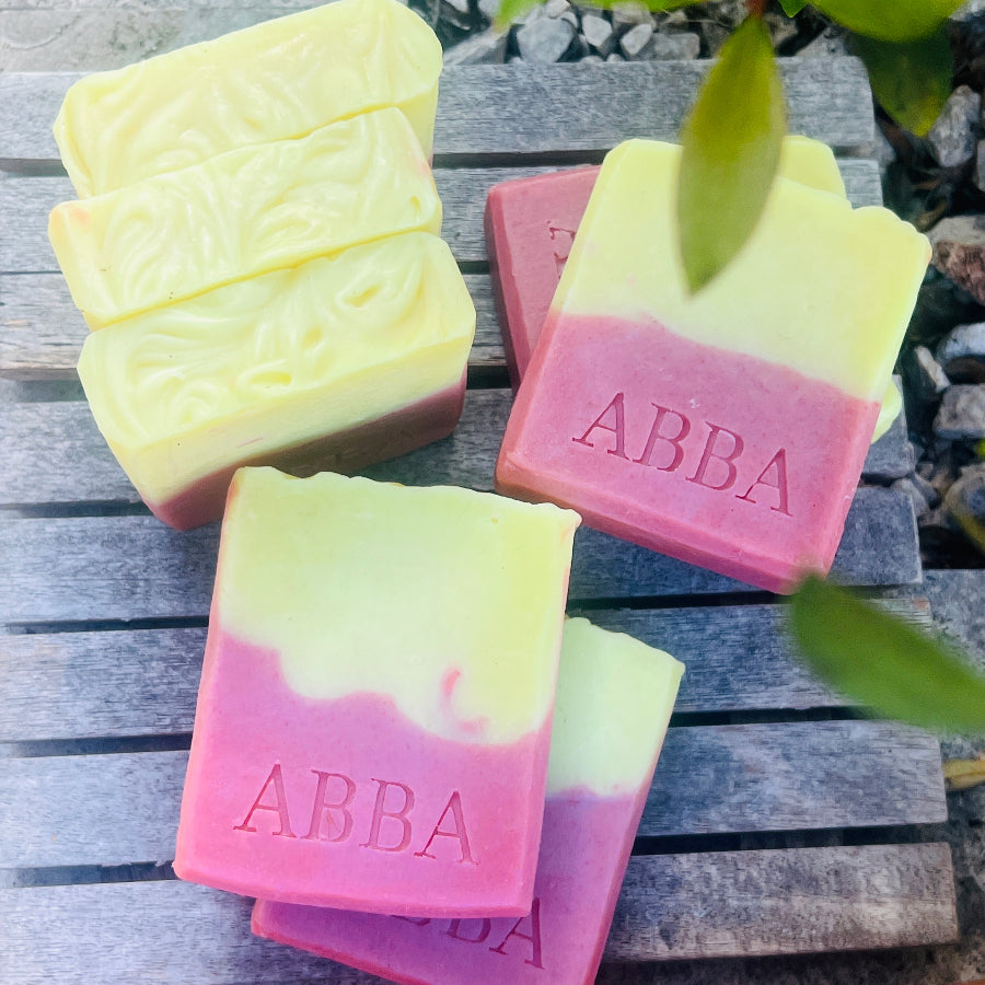 Handmade Soap Bar Red Lemon