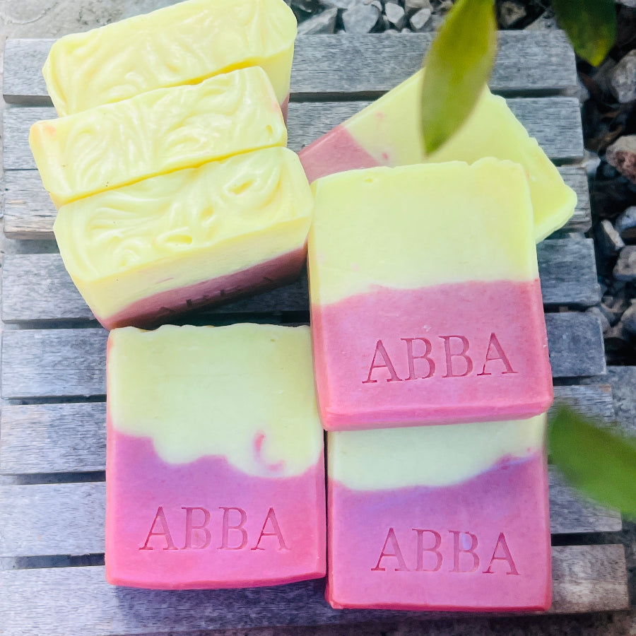 Handmade Soap Bar Red Lemon