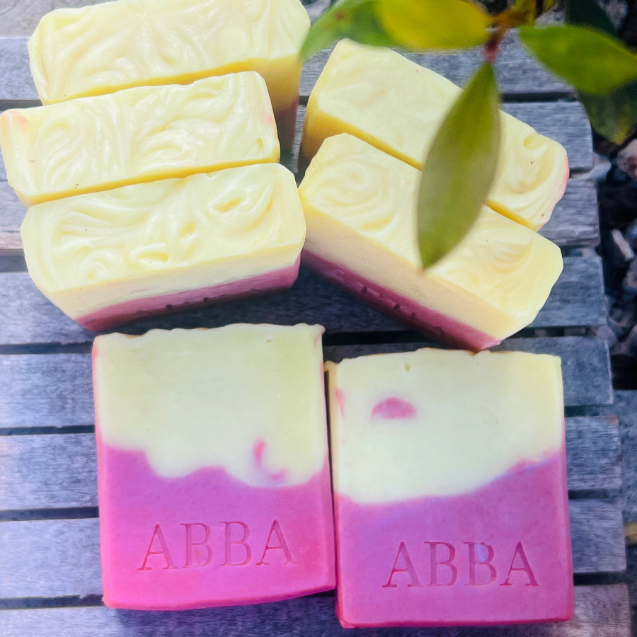 Handmade Soap Bar Red Lemon