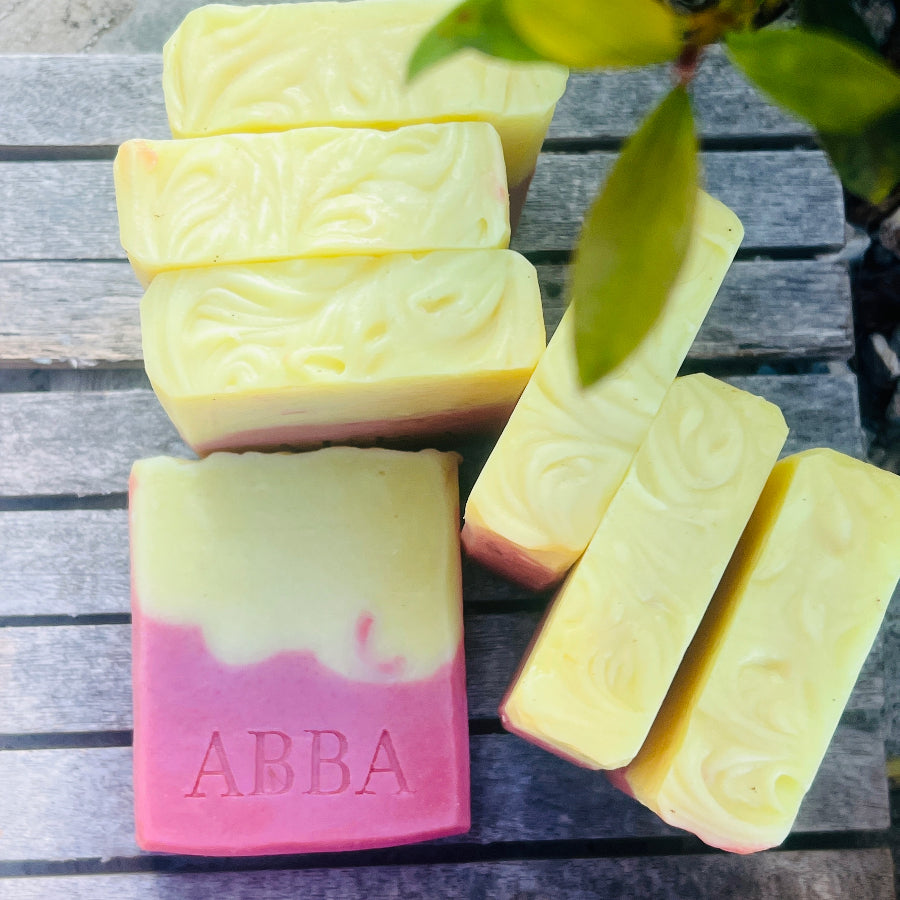 Handmade Soap Bar Red Lemon