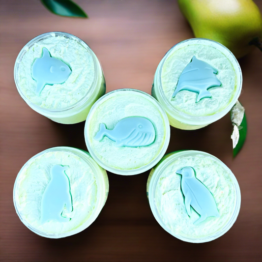 Handmade Whipped Soap - Jabón Batido Green Pears