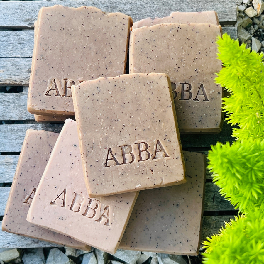 hand made bar soap cafe naranja photo front