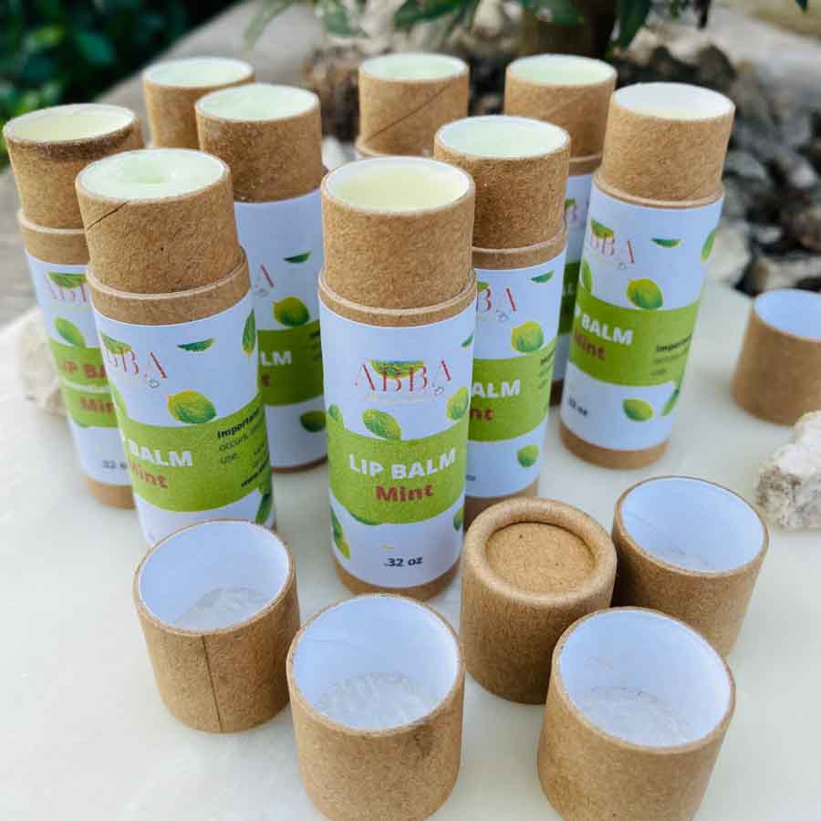 Handmade Mint Lip Balm