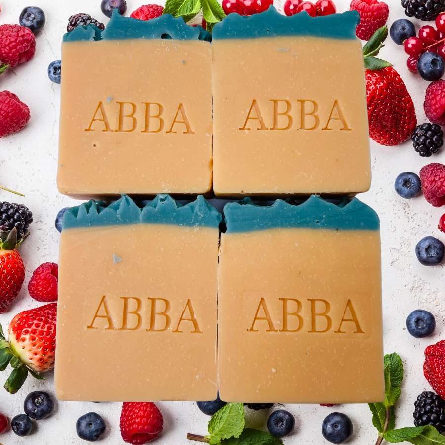 Jabón Vainilla Berries para Piel Normal – Artesanal y Vegano