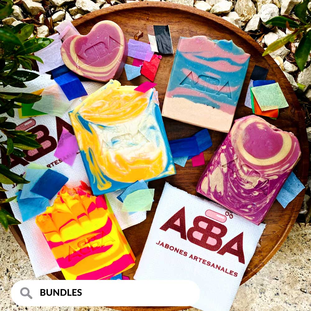 Handmade Bar Soap Bath Towel Bundle