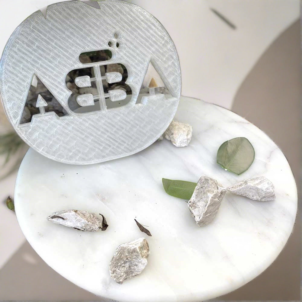 Soap Dish Made of Natural & Renewable Material Clear White Color