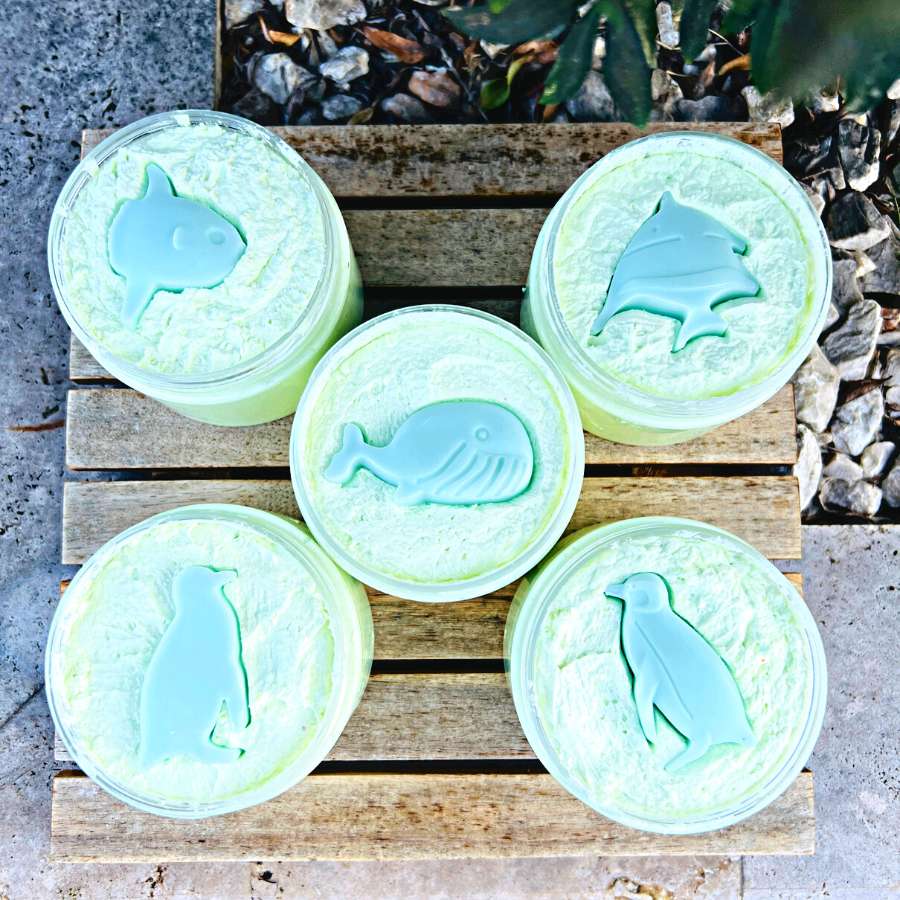 Handmade Whipped Soap - Jabón Batido Green Pears