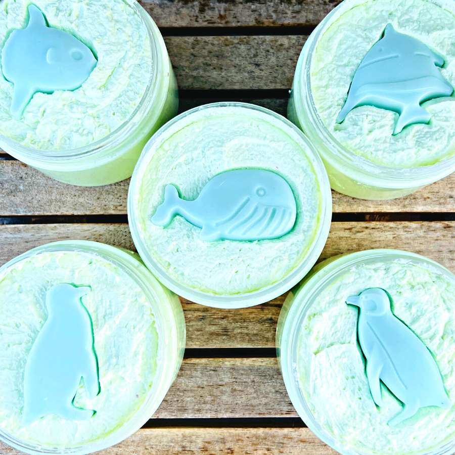 Handmade Whipped Soap - Jabón Batido Green Pears