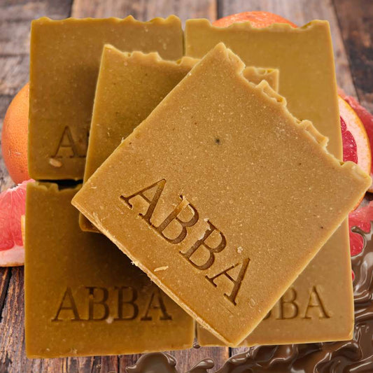 Handmade Soap Bar Dry Skin Grapefruit Cocoa