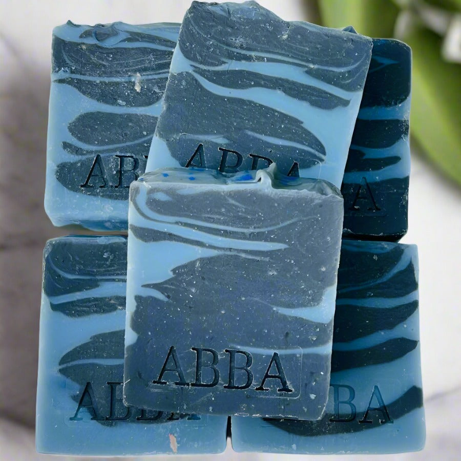 Handmade Soap Bar Oil Skin Carbón Almendrado