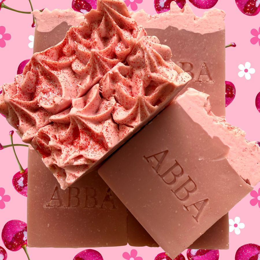 Jabón en Barra * Cherries & Hearts | Piel Normal