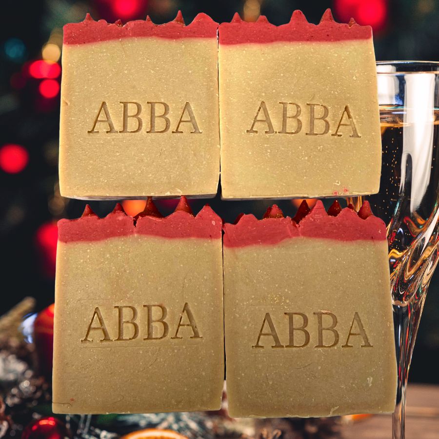 Jabón Champagne Holidays para Piel Normal Artesanal Vegano