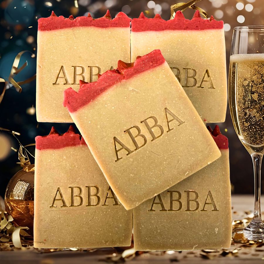 Jabón Champagne Holidays para Piel Normal Artesanal Vegano
