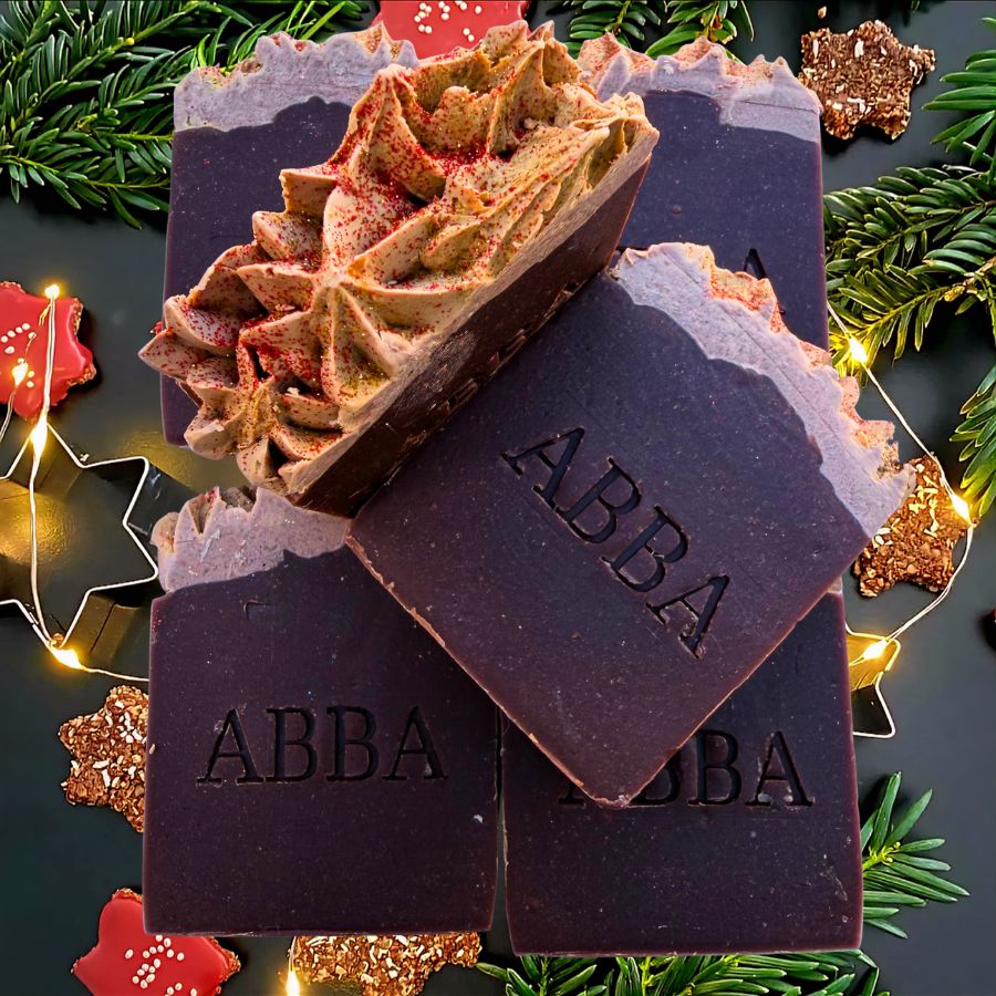 Jabón Gingerbread Christmas para Piel Seca Artesanal Vegano